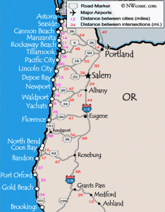 Map of Coast cities